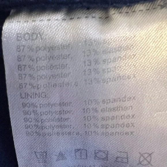 Baleaf Deep Blue High Rise Leggings, Wide Waistband, 5 Pockets, Doesn’t Ride Up - Picture 9 of 9